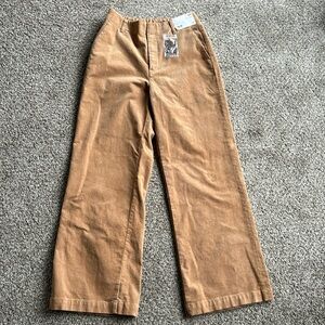 Uniqlo corduroy wide leg pants sz S NWT